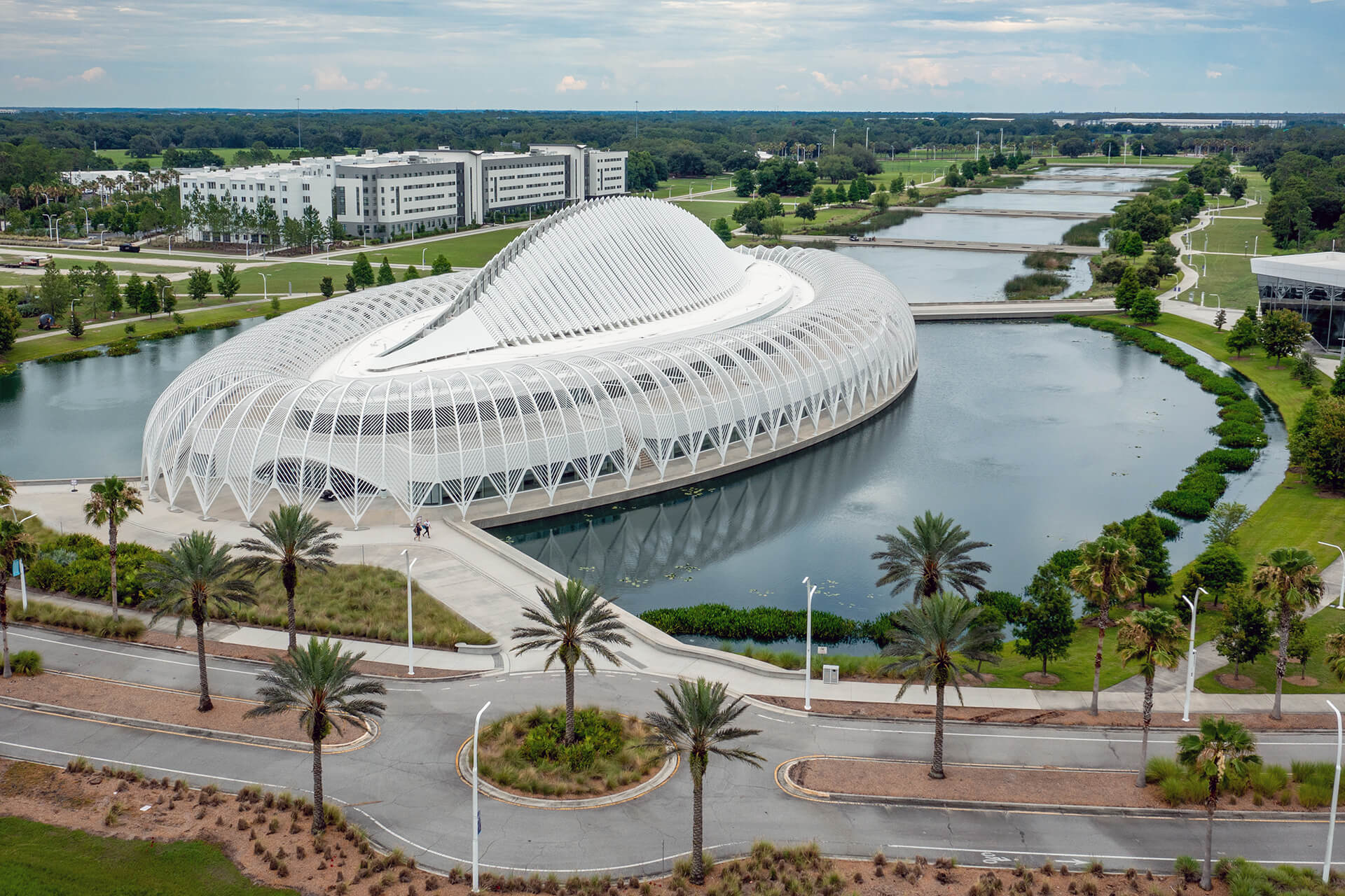 Florida Polytechnic University campus from above